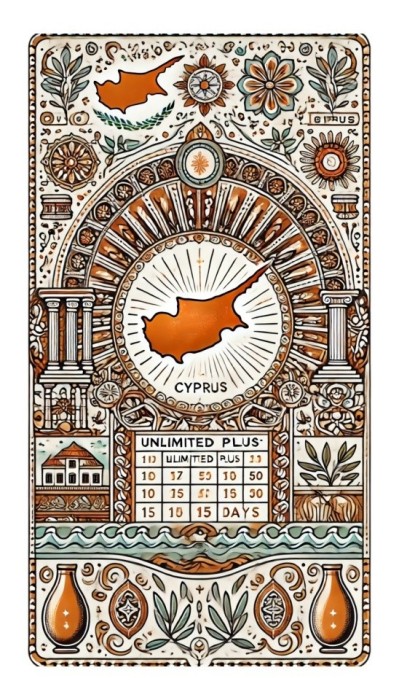 eSIM Cyprus, Unlimited Plus, 15 Days