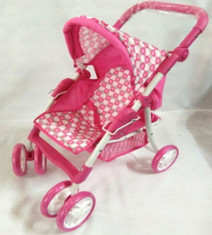 Carucior pentru papusi Baby Mix Hearts foto