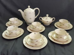 Serviciu Ceai/Cafea/Desert portelan fin Bohemia Royal Ivory foto