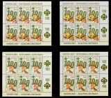 RO 2007 LP 1762e &quot;Europa , Cent. Cercetasiei&quot; , pereche mcoli de 6 tipI+II ,MNH, Nestampilat