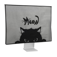 Husa Kwmobile pentru monitor de 27-28 inch, Gri /Negru, Plastic, 54396.06