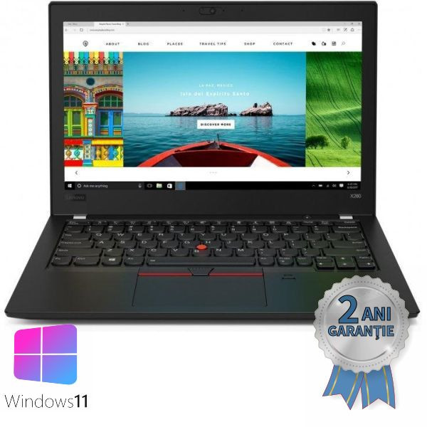 Laptop Lenovo X280 i7-8650U 16GB RAM DDR4 512GB SSD M.2. 12.5&Prime; inch Win10 PRO