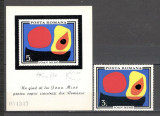 Romania.1970 Pictura-J.Miro ZR.390, Nestampilat