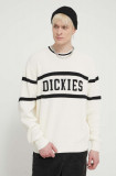 Dickies pulover de bumbac MELVERN culoarea bej, DK0A4YMC