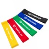 Set 5 benzi elastice pentru exercitii fizice, fitness, yoga, pilates, gimnastica de recuperare, 5 niveluri de dificultate, latex rezistent, 50 x 5 cm, Oem