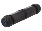 Adaptor RJ45 ecranat Cat 6, 8p8c, IP67, 2 socluri - LOGILINK