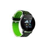 Smartwatch Techstar&reg; 119, Verde, Unisex, Waterproof, IP67, BT 4.0, Ecran 1.3 inch, Conectare Android si iOS Resigilat