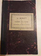 Libret al Cassei militare de economie, credit ?i ajutor, 1935 foto