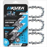 KUZA - Lant pentru drujba, Lungime 12&quot;, pas 1/4&quot;, grosime 043&quot;-1.1 mm, 64 Zale, 3 lanturi/pachet PowerTool TopQuality