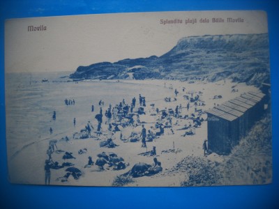 HOPCT 462 A -PLAJA DE LA BAILE MOVILA-1927 EFORIE SUD-CT-CIRCULATA foto