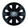 Set 4 Capace Roti, potrivite jantelor de R14, pentru Volkswagen, model Cosmos Negru, Autohelix MSA