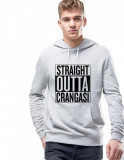 Cumpara ieftin Hanorac Barbati Gri - Straight Outta Crangasi - XL, THEICONIC