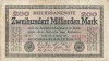 1923 (15 X), 200.000.000.000 mark (P-121c) - Germania!