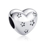 Charm/talisman argint 925, JW1664, model stelute, placat cu rodiu