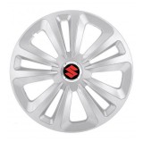 Cumpara ieftin Set 4 Capace Roti, potrivite jantelor de R16, pentru Suzuki, model terra cromat, Autohelix MSA