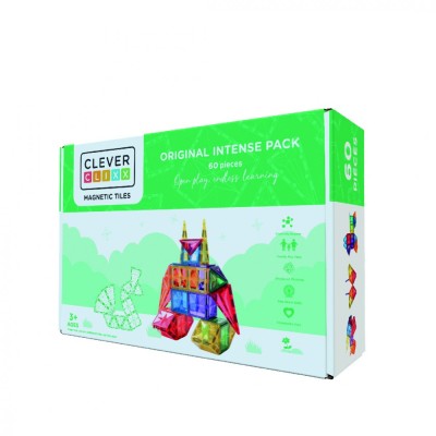 Set magnetic de construit Inventiv 60 piese, Cleverclixx foto