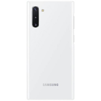 Husa Samsung Galaxy Note 10 N970 / Samsung Galaxy Note 10 5G N971, LED Cover, Alba EF-KN970CWEGWW foto