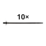 Set 10 colier plastic Citroen Berlingo, C2, C3, C4, Jumpy, Nemo, Xantia, Xsara, Opel Astra, Combo, Corsa, Crossland, Vivaro, Zafira, Peugeot 2008, 20