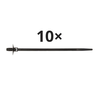 Set 10 colier plastic Citroen Berlingo, C2, C3, C4, Jumpy, Nemo, Xantia, Xsara, Opel Astra, Combo, Corsa, Crossland, Vivaro, Zafira, Peugeot 2008, foto