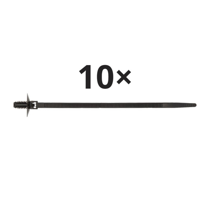 Set 10 colier plastic Citroen Berlingo, C2, C3, C4, Jumpy, Nemo, Xantia, Xsara, Opel Astra, Combo, Corsa, Crossland, Vivaro, Zafira, Peugeot 2008,