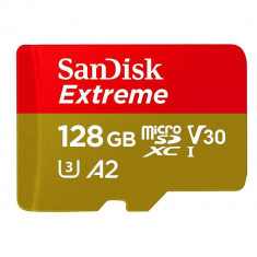 Card de memorie Sandisk Extreme 128GB MicroSDXC + Adaptor SD foto