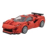 Set de Construcție Mașină de Cursă Roșie, 272 Piese, CMCLASS