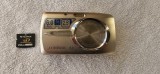 APARAT FOTO OLYMPUS MJU 600 + CARD FUJIFILM 256 MB , FUNCTIONEAZA ,