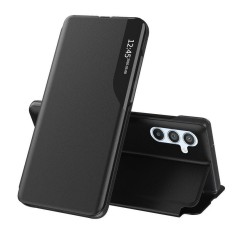 Husa Samsung Galaxy A54 Eco Leather View flip tip carte, negru foto