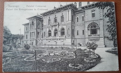 Carte postala, Bucuresti, Palatul Cotroceni, 1912 foto