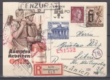 IMPERIUL GERMAN 1941 DERBY-UL GERMAN SERIE/CARTE POSTALA CIRCULATA 1941 CENZURAT GERMANIA-ROMANIA STAMPILA CENZURA