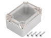Carcasa universala KRADEX ABS Gri IP65 Transparent 50x70x36mm
