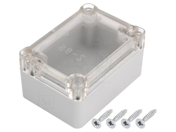 Carcasă universală ABS gri IP65