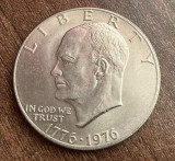 C50 - Moneda foarte veche - America - 1 dollar - omagial - 1976