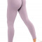 Femei Scrunch Stretch Butt Lifting Leggings fără sudură cu talie &icirc;naltă Squat Pr
