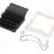 Radiator extrudat, aluminiu, 21mm x 21mm, negru, Advanced Thermal Solutions - ATS-51210D-C1-R0