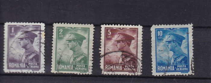 ROMANIA 1930 LP 87 CAROL II P.A. SERIE STAMPILATA