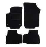 Set covorase auto mocheta velur Seat Mii, 05.2012-, negru, A-Series