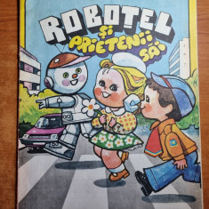 revista pentru copii - robotel si prietenii sai - anii '80 - cantece,poezii