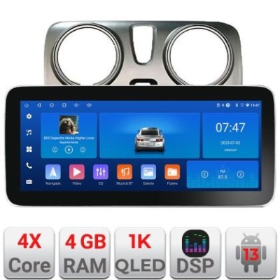 Navigatie Dacia Dokker Edotec 4+64 12.3 inch Incell 1K android Wifi 5Ghz gps internet CarStore Technology foto