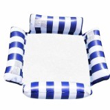 Cumpara ieftin Fotoliu Gonflabil Mercaton, Pentru Piscina sau la Plaja, Maxim 180 Kg, 100 cm x 100 cm, Alb cu Albastru Inchis