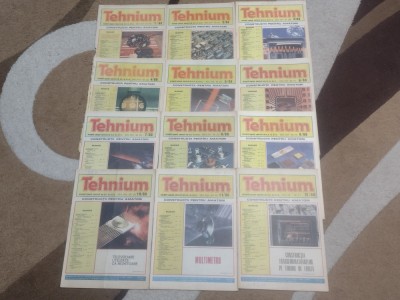 12 NUMERE REVISTA TEHNIUM &amp;#039;88 foto