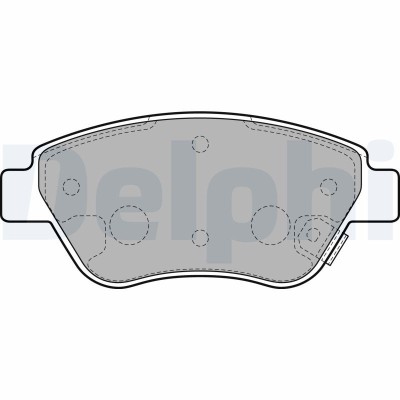 DELPHI LP2478 set placute frana,frana disc foto