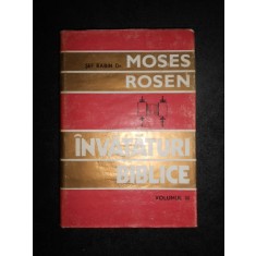 Moses Rosen - Invataturi biblice. volumul 3 (1982, editie cartonata)
