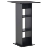 Cumpara ieftin Masa de bar, negru, 60 x 60 x 110 cm