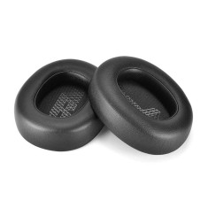 Set 2 bureti Edman pentru casti JBL E65BT / E65BTNC / Duet NC / Live 650BTNC / Live 660BTNC / 650 / 750NC / V710, Piele ecologica, Negru