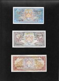 Set Bhutan 1+2+5 ngultrum 1985, Asia
