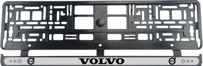 Set 2 bucati, suport numar inmatriculare VOLVO