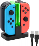 Crging Dock compatibil cu controlerul Joycons, stație de &icirc;ncărcare compatibilă c, Oem