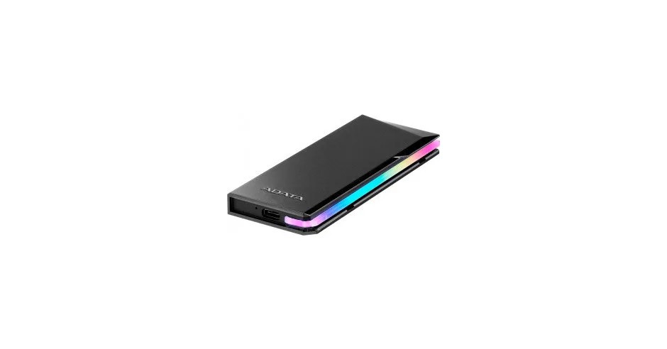 ADATA EC700G SSD Esterno M.2 Con RGB - USB 3.2 Gen2 Type-C, Supporto PCIe E SATA, 10 Gbps - 3