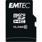 Card Memorie microSDXC Emtec CL10 Classic, 128Gb, Clasa 10, Cu Adaptor ECMSDM128GXC10CG